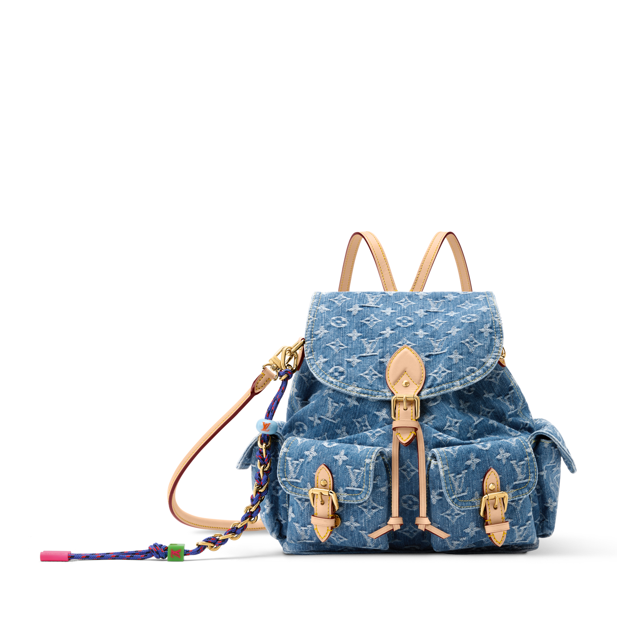 Montsouris Cargo Backpack Monogram Denim - Handbags | LOUIS VUITTON
